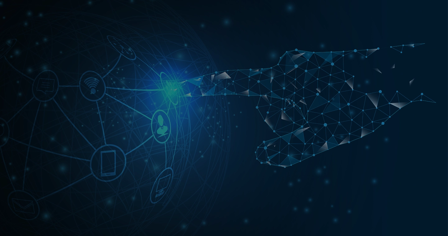 Hintergrundgrafik von Dintrix App Kontaktseite